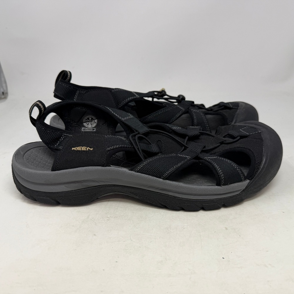 KEEN Sport Sandals Mens 14 Clearwater CNX Black Waterproof Hiking EUC